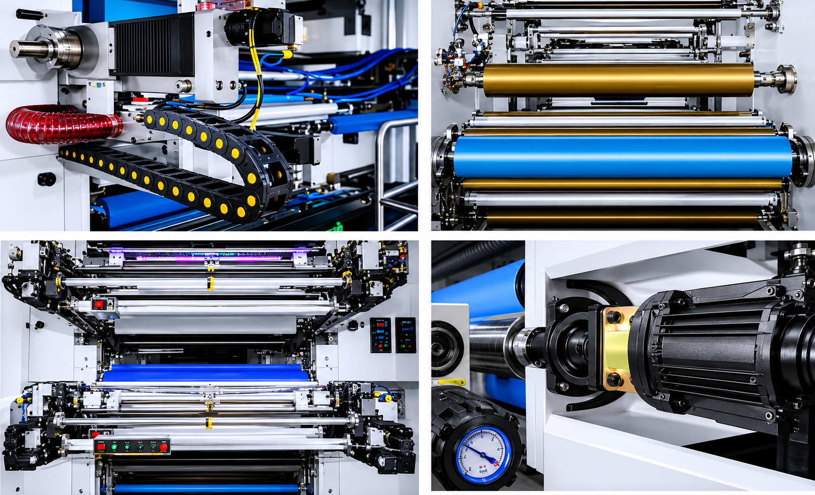 8 Color Stack Type High Speed Flexographic Printing Machine